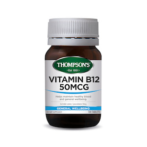 Thompsons: Thompsons Vitamin B12 50mcg 100 Tablets