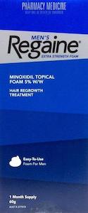 Regaine: Regaine Foam Hair Loss Treatment Mens 60g 1 Month Pack - Pharmacy Medicine