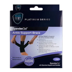 Neat Feat: Neat feat Platinum Series Spandex Gel Ankle Support Brace