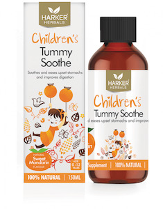 Kids: Harker Herbals Childrens Tummy Soothe Liquid 150ml Sweet Mandarin