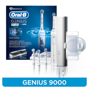 Oral B: Oral B GENIUS 9000 White Electric Rechargeable Toothbrush