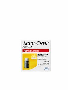 Accu Chek 1: ACCU CHEK Fastclix Lancets Box 102