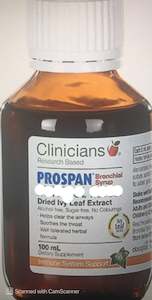 Clinicians prospan bronchial syrup 100ml