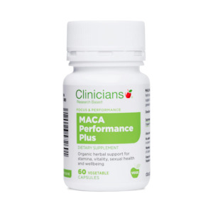 Clinicians MACA Performance  Plus 60 Vege Caps