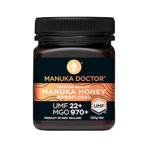 Manuka Doctor UMF 22+ Monofloral Manuka Honey 250g