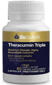 Bioceuticals: Bioceuticals Theracurmin Triple, High dose, Highly Bioavailable Curcumin 60 Caps