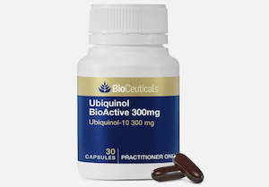 Bioceuticals: Bioceuticals Ubiquinol BioActive 300mg CoQ10 30 Soft Caps