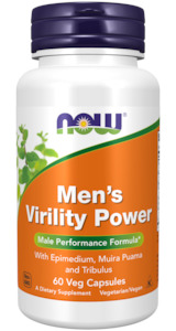 Now Men's Virility Power 60 Veg Capsules