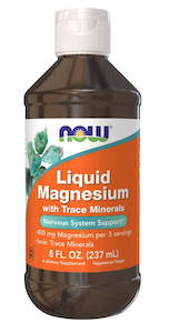 Now Magnesium Liquid with Trace Minerals 237ml