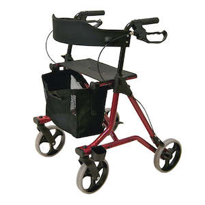 Allied Health: AML X-Fold Compact Rollator - Red