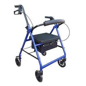 AML Four Wheeled Rollator - 6" Castors Blue