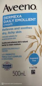 Aveeno: Aveeno Dermexa Moisturising Cream 500ml