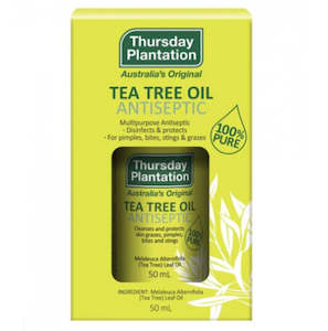 Antiseptics: Thrusday Plantation Tea Tree Oil 100%