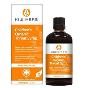 Kids Care: Kiwiherb Children's Throat Syrup100ml