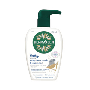 Dermaveen Baby Calmexa Soap Free Wash & Shampoo 250 ml