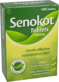 Constipation 1: Senokot 100 tablets