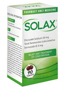 Solax Docusate Sodium Constipation Tablets 90 *qty restriction 1 applies*