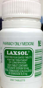 Laxsol 200 Tablets - Pharmacy Only Medicine