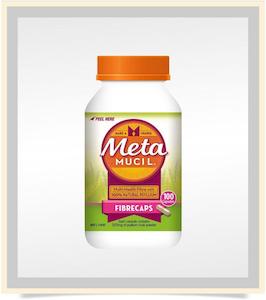 Constipation 1: Metamucil Fibrecaps 100 Caps