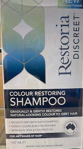 Hair Care: Restoria discreet colour restoring shampoo 147 ml
