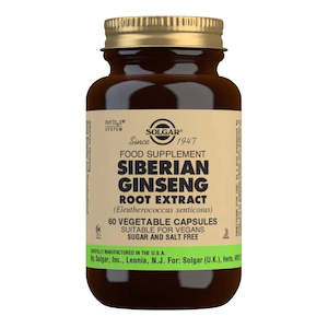 Solgar Siberian Gingseng Root Extract 60 capsules