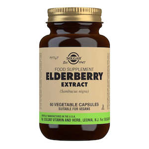 Solgar: Solgar Elderberry Extract Vegetable 60 Capsules