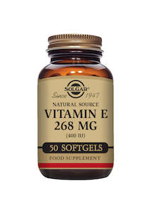 Solgar Vitamin E 268 mg (400 IU) 50 softgels