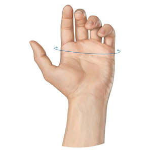 Allcare: AllCare Oedema Glove Black 3/4 Finger - Single