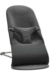 Baby Care: Bouncer Bliss Jersey Charcoal Grey