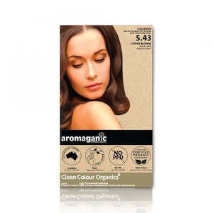 Hair Care: Aromaganic 5.43 pure natural hair dye hair dye 5.43 degrees copper gold