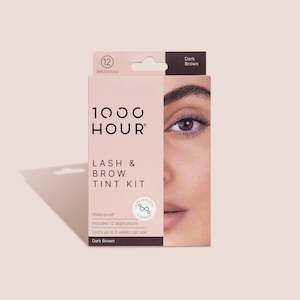 Eye Lash Care 1: 1000 Hour Eyelash and Brow Dye Kit Plant Extract - Dark Brown