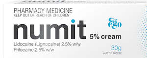 Pharmacist Only Medicines: Ego Numit 5% cream 30 gm