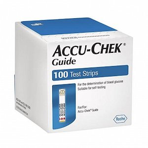 Diabetes Monitoring: Roche AccuChek Guide Test Strip Bx100