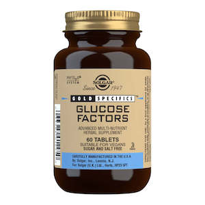 Solgar Glucose Factors 60 tablets