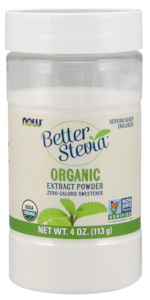 now BetterStevia® Extract Powder, Organic 113 gm