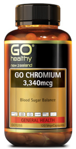 Go Healthy Go Chromium 3,340mcg 120 caps