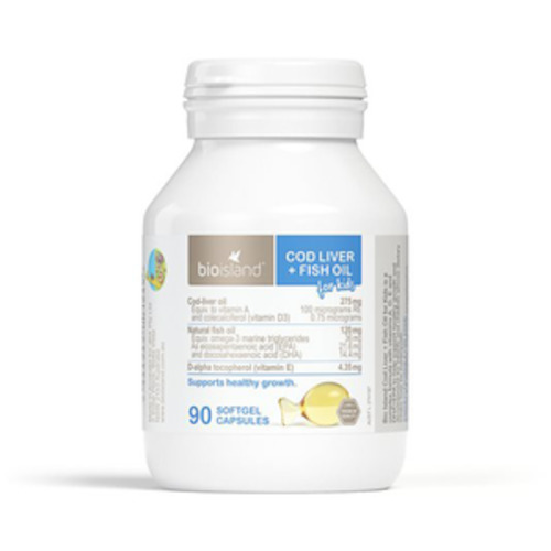Fish Oils: Bioisland Cod Liver + Fish Oil Capsules