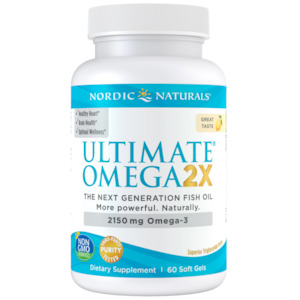 Nordic Naturals Ultimate Omega 2x 60 Soft Gels