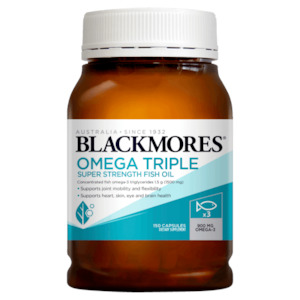 Fish Oils: Blackmores Omega Triple Super Strength Fish Oil 150 capsules