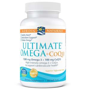 Nordic Naturals Ultimate Omega +CoQ10 60 softgels