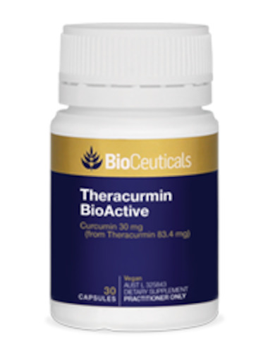 Bioceuticals Theracurmin BioActive Highly Bioavailable Curcumin 30 Capsules