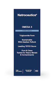Multivitamins Minerals: Natroceutics Omega 3 Pure and Wild 60 Capsules