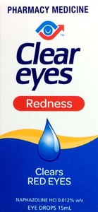Clear Eyes Redness Drops 15ml - Qty Restriction (1) Applies