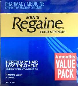 Regaine Men's Extra Strength Minoxidil 5% 4 months 4 * 60 ml Pharmacy Medic&hellip;