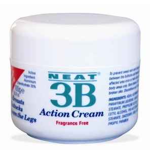 Neat 3B Action Cream 100g - Sweat Rash Cream for Chafing Relief
