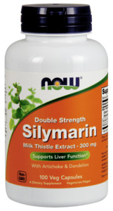 now Silymarin Milk Thistle Extract 300mg 100 Veg Caps