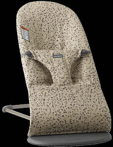 Baby Bjorn Bouncer Bliss Woven Beige/Dark Grey