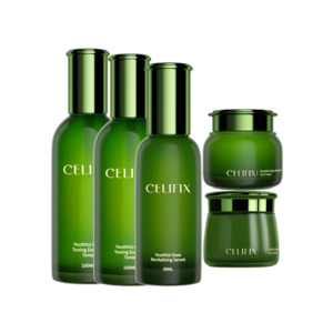 Eye Care: CELIFIX Seaweed Energy Series 5-piece set (mask + lotion + lotion + essence + eye cream)