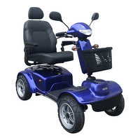 Cross Country Mobility Scooter - Silver/Blue