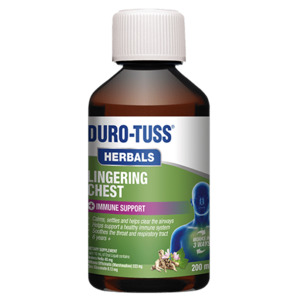 Cough Medicine: Duro-Tuss Lingering Chest + Immune Support 350ml